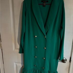 Ashley Stewart Green Midi Dress